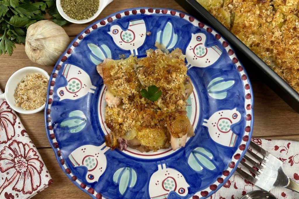 I calamari arreganati, un piatto affascinante e gustoso, sono una delle gemme della cucina mediterranea. Ricetta facile e veloce.